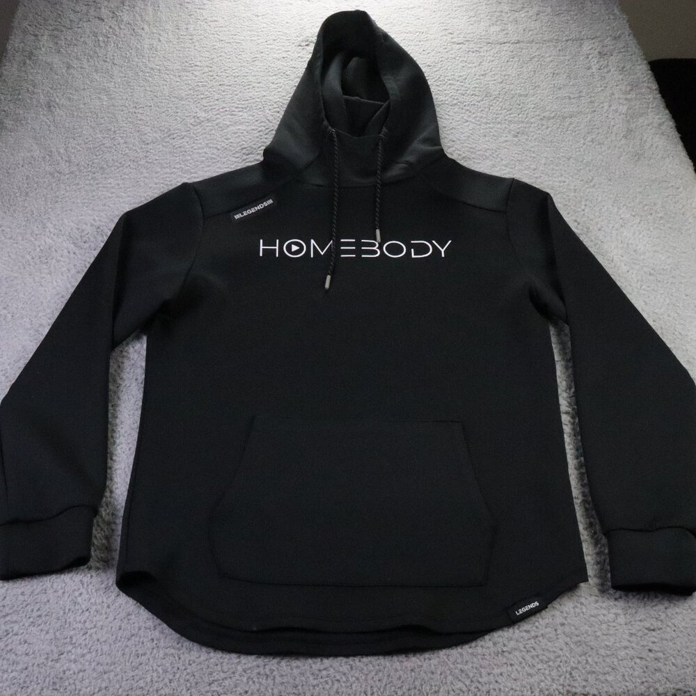 Legends Hawthorne Tech Hoodie Mens Small Black Hooded Pullover Performance